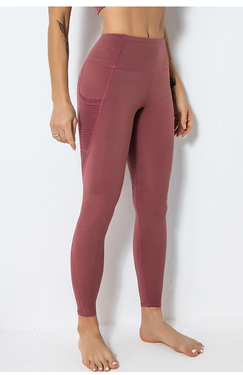 the keeper contour legging with pockets RED